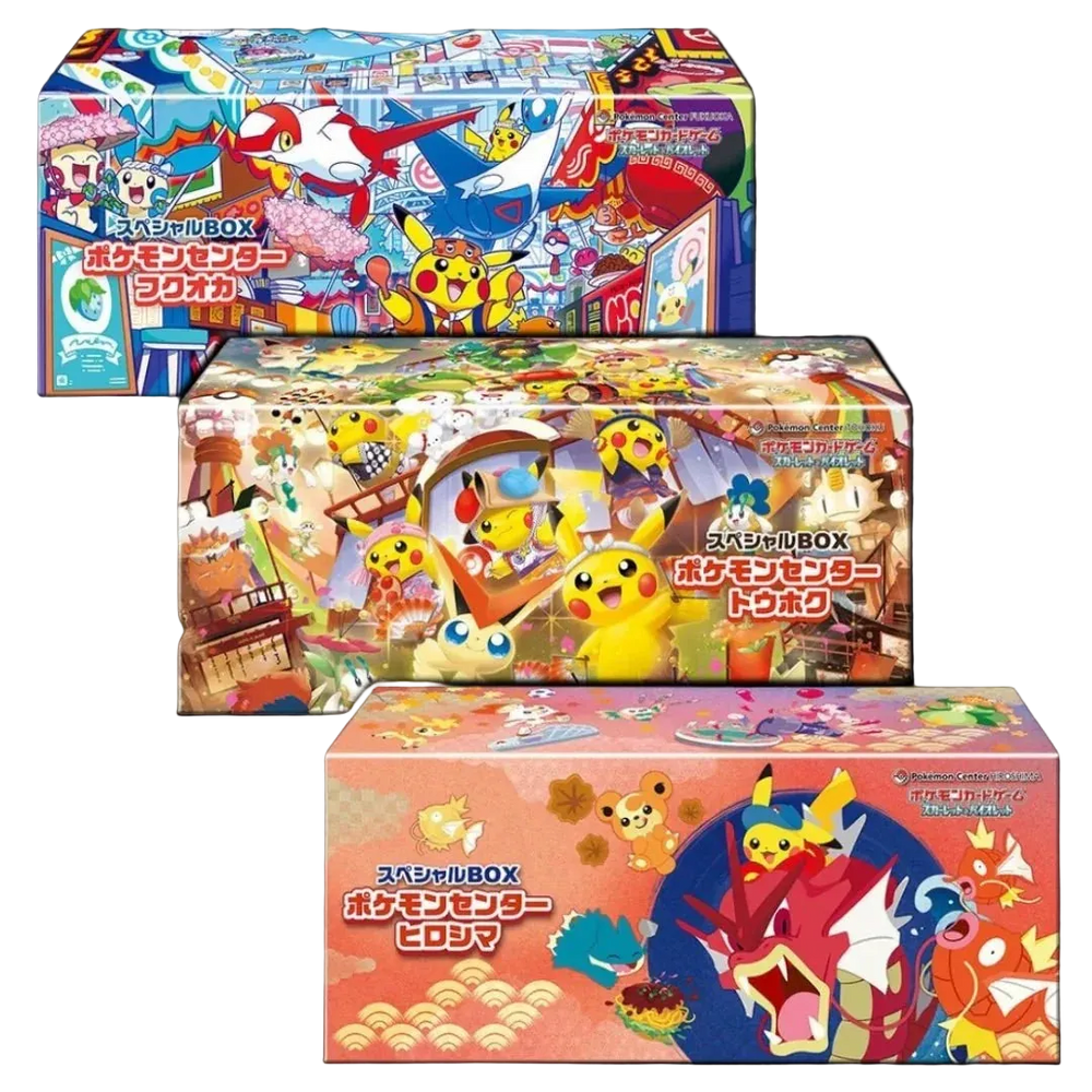 Pokémon Special BOX Triple Set – Tohoku / Hiroshima / Fukuoka